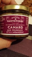 Les terrines gourmandes canard aux pruneaux et a l'Armagnac