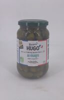 CORNICHONS BRAVO HUGO TRES FINS VINAIGRE 350 G, 185g égoutté