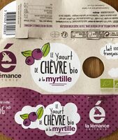 Yaourt chevre myrtille