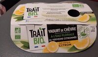 Yaourt de chèvre à l'eau florale de verveine citronnée