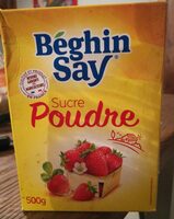 Sucre en poudre blanc