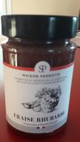 Confiture fraise rhubarbe