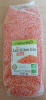 Mes lentilles bio corail
