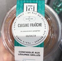 Conchiglie aux legumes grilles