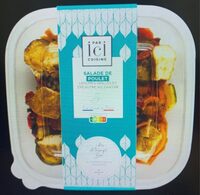 Salade de poulet, légumes grillés épeautre au zaatar