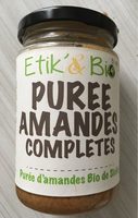 Purée d'amandes complètes