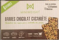 Barres Chocolat Cacahuète