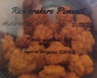 Rice crackers pimenté