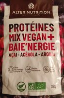 Protéines mix vegan + baie'nergie