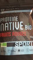 Proteine native bio Alter Nutrition fruits rouges 700g