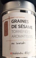 Graines de sésame torréfiées aromatisées au wasabi