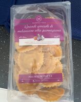 Grandi girasoli di melanzane alla parmigiana
