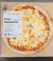 Pizza napoletana 4 formaggi