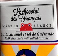 Chocolat au lait caramel et sel de Guérande