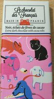 Chocolat noir éclats fèves de cacao