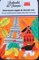 Petits-beurre nappées de chocolat noir