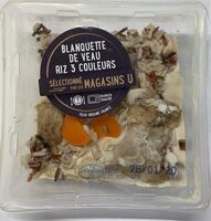 Blanquette de veau riz 3 couleurs