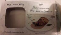 Chapon sauce au foie gras de canard