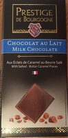 Chocolat au lait aux éclats de caramel au beurre salé