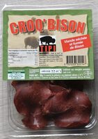 Viande séchée et fumée de Bison
