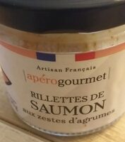 Rillettes de saumon aux zestes d'agrumes