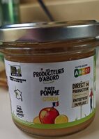 Purée de pomme citron