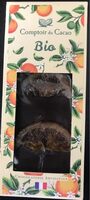 BIO Tablette Noire Orange Confite