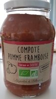 Compote pomme framboise