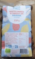 Noisettes enrobées de chocolat