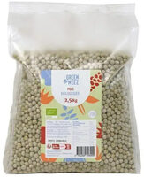 Petits pois verts entiers bio