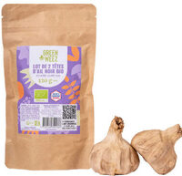 Lot de 2 Têtes d'ail noir bio