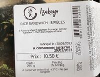Rice sandwich - 8 pièces