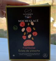 Mochi glacé Framboise éclat de Pistache