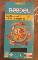 Lentilles corail & noix de coco façon dal