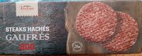 Steaks hachés gauffrés