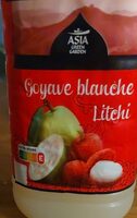 Jus de fruit goyave blanche litchi