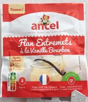 Flan entremets a la vanille bourbon