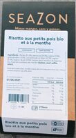 Risotto aux petits pois bio et à la menthe