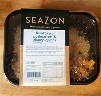 Risotto au potimarron et champignons