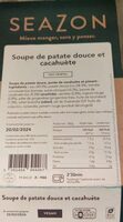Grande soupe patate douce