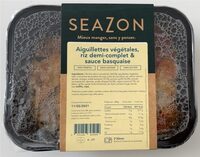 Aiguilettes végétales, riz demi-complet & sauce basquaise