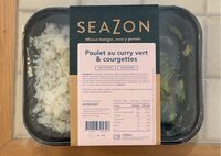 Poulet au curry vert & courgettes