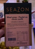 Poulet citron confit