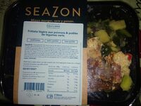 Frittata légère aux poivrons & poêlée de légumes verts