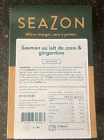 Saumon au lait de coco et gingembre