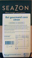 Bol gourmand coco citron