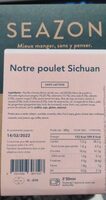Notre poulet Sichuan