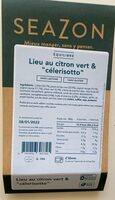Lieu au citron vert & celerirosto