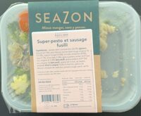 Super-pesto et sausage fusilli