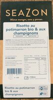 Risotto au potimarron bio et aux champignons